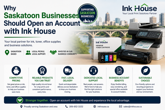 Why Saskatoon Businesses Should Open an Account with Ink House