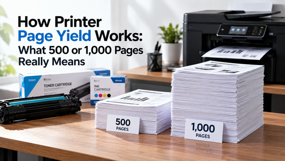How Printer Page Yield Works: What 500 or 1,000 Pages Really Means