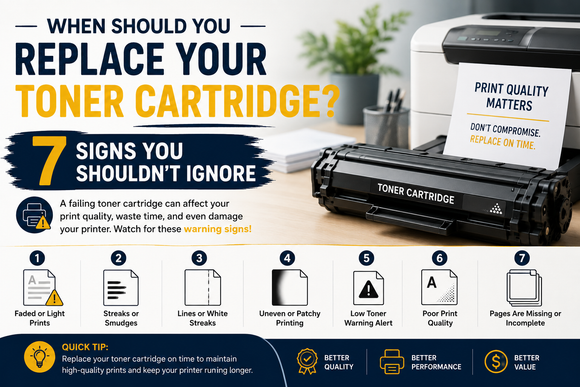 When Should You Replace Your Toner Cartridge? 7 Signs You Shouldn't Ignore