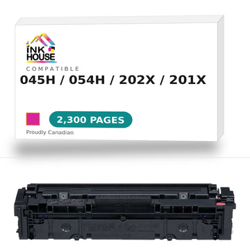 Generic Canon 045H/Canon 054H/HP 202X/HP 201X MAGENTA Toner Cartridge High Yield
