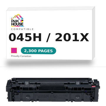 Generic Canon 045H/HP 201X MAGENTA(CF403X)Toner Cartridge High Yield