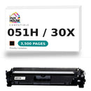 Canon 051H/HP 30X (CF230X) Compatible Black Toner Cartridge High Yield (High Capacity of Canon 051/ CF230A)-1