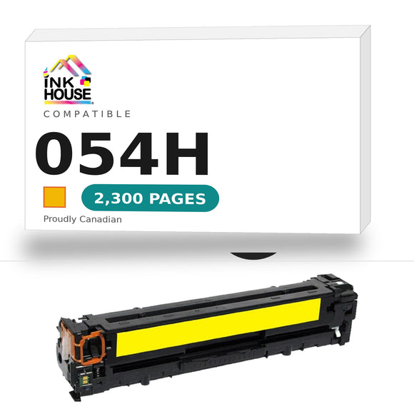 Best Compatible Toner Cartridge for Canon 054H Yellow CRG 054H High Yield