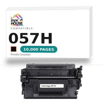 Compatible with Canon 057H Black High Yield Laser Toner Cartridge (High Capacity of Canon 057)