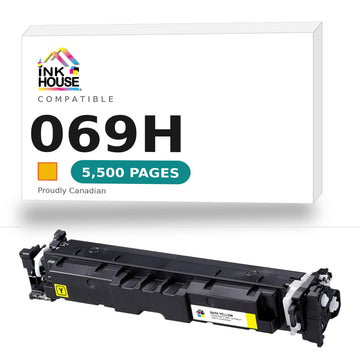 Canon 069H 5095C001 Compatible Yellow Toner Cartridge High Yield - With Chip