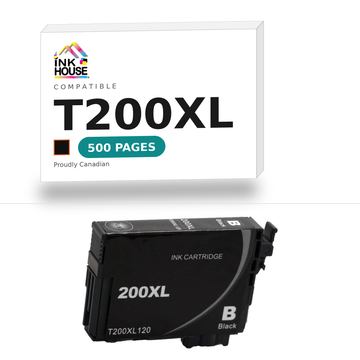 T200XL Black compatible ink cartridge, 500 pages