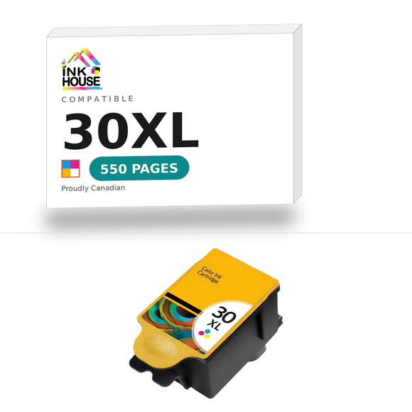 30XL Tri-Color compatible ink cartridge, 550 pages