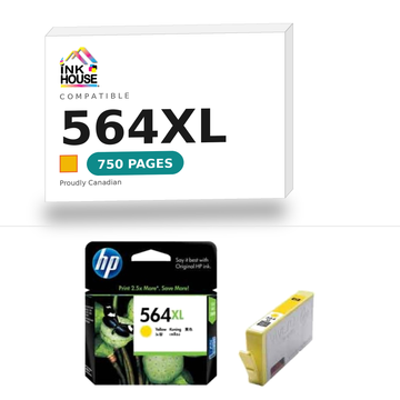 564XL Yellow compatible ink cartridge, 750 pages