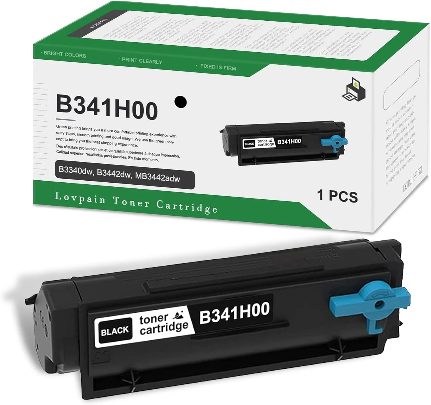 Lexmark B341H00 Original Black Return Program Toner Cartridge High Yield