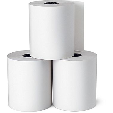 3 1/8" (80mm) x 200 Feet Thermal Paper Rolls (25 Rolls/ Case)