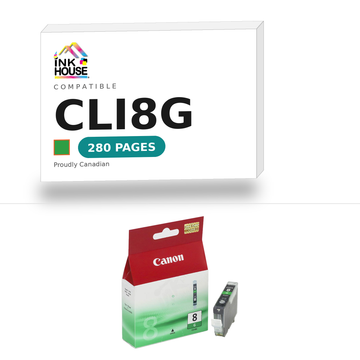 CLI8G Green compatible ink cartridge, 280 pages