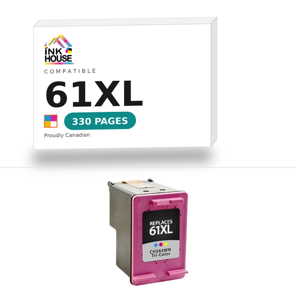61XL Tri-Color compatible ink cartridge, 330 pages