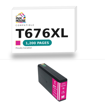T676XL Magenta compatible ink cartridge, 1,200 pages