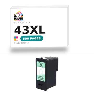 43XL Tri-Color compatible ink cartridge, 500 pages