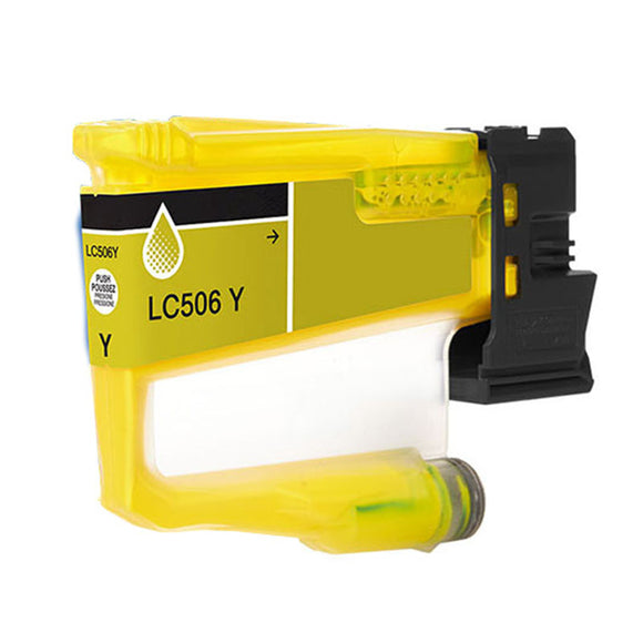 Brother LC506XLY Compatible Yellow Ink Cartridge High Yield