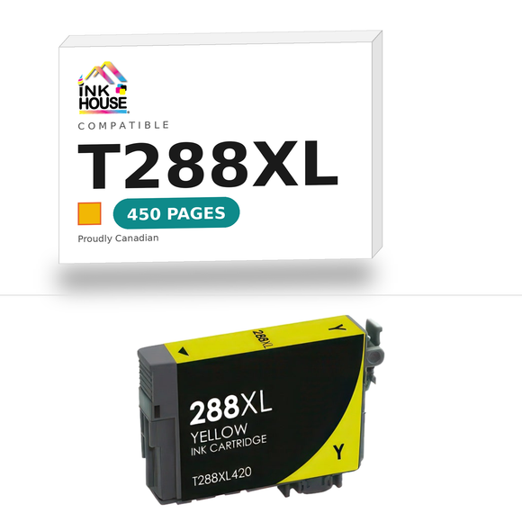 T288XL Yellow compatible ink cartridge, 450 pages
