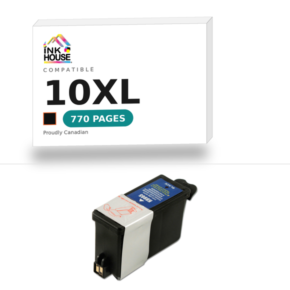 10XL Black compatible ink cartridge, 770 pages