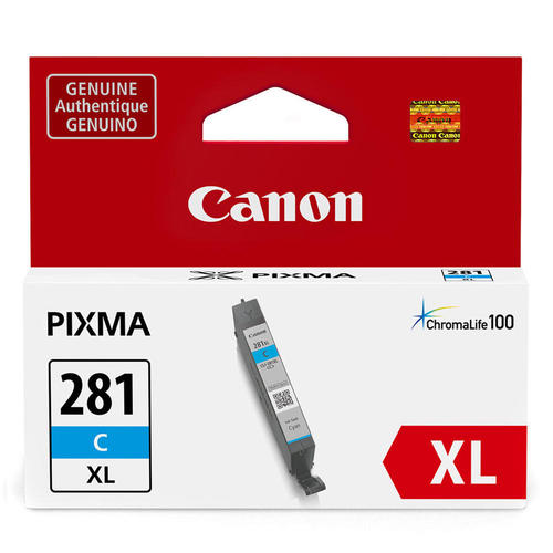Canon CLI281XL Original Cyan Ink Cartridge High Yield