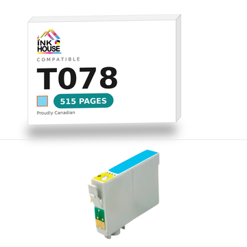 T078 Light Cyan compatible ink cartridge, 515 pages
