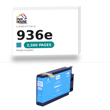 936e Cyan compatible ink cartridge, 2,500 pages