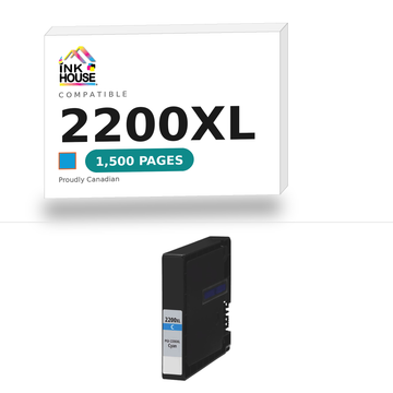 2200XL Cyan compatible ink cartridge, 1,500 pages