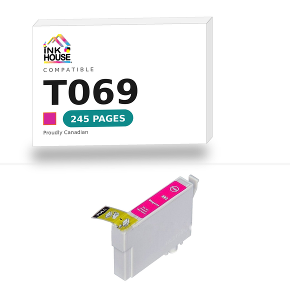 T069 Magenta compatible ink cartridge, 245 pages