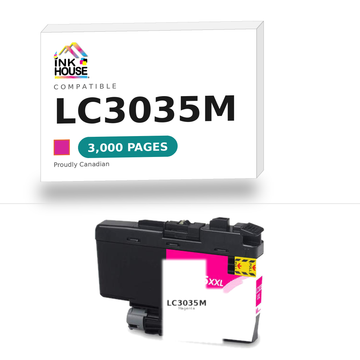 Brother LC3035M Magenta compatible ink cartridge, 3,000 pages