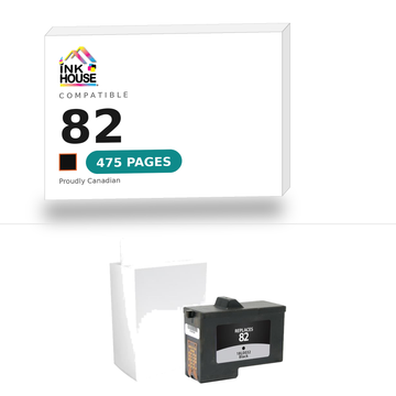 82 Black compatible ink cartridge, 475 pages