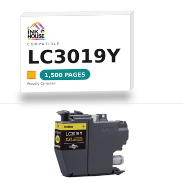 LC3019Y Yellow compatible ink cartridge, 1,500 pages