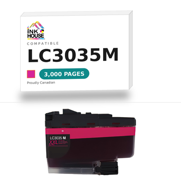 Brother LC3035M Magenta compatible ink cartridge, 3,000 pages
