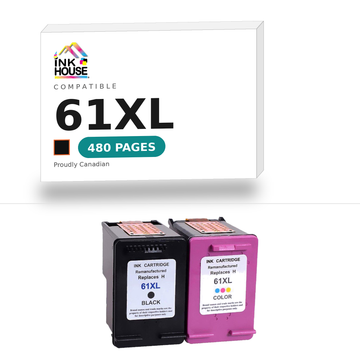 61XL Black compatible ink cartridge, 480 pages