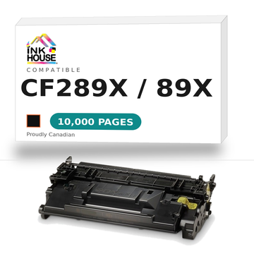 Compatible HP 89X (CF289X) Black High Yield Toner Cartridge (Updated CHIP)