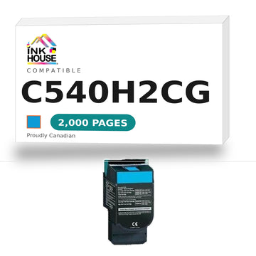 Lexmark New Compatible C540H2CG Cyan Toner Cartridge  High Capacity