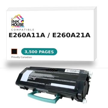 Lexmark Remanufactured E260A11A/E260A21A Toner Cartridge (3500 Pages)