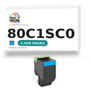 Generic Lexmark 80C1SC0 New Cyan Toner Cartridge High Capacity 2K-1