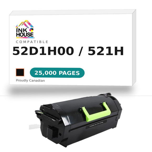 Lexmark MS810 Remanufactured 52D1H00 (521H)  High Yield Black Toner Cartridge