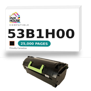 Lexmark 53B1H00 Remanufactured Black Toner Cartridge High Yield
