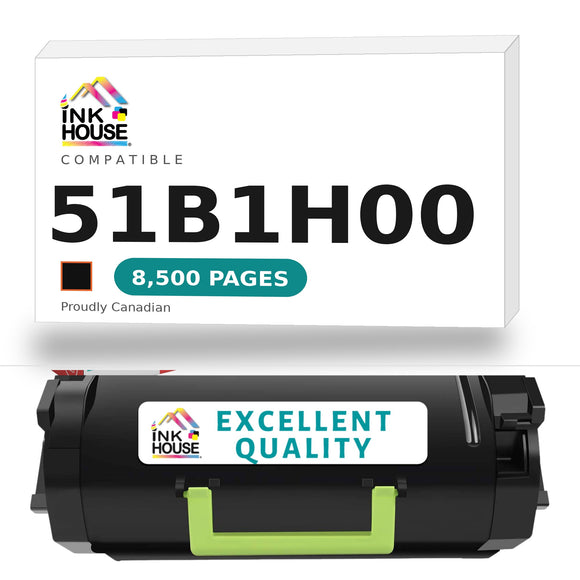 Lexmark 51B1H00 Remanufactured Black Toner Cartridge  High Capacity