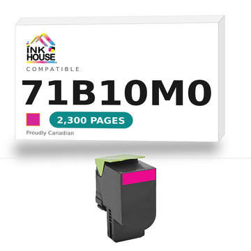 Remanufactured 71B10M0 Magenta Toner Cartridge for Lexmark CS317,CX317,CS417,CX417,CS517,CX5