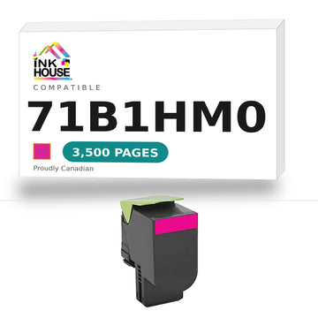 Remanufactured 71B1HM0 Magenta Toner Cartridge for Lexmark CS417,CX417,CS517,CX5