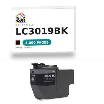 LC3019BK Black compatible ink cartridge, 3,000 pages