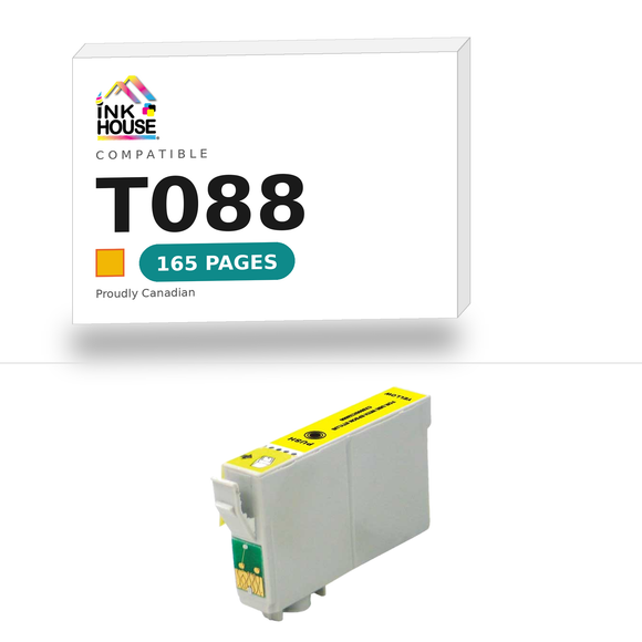 T088 Yellow compatible ink cartridge, 165 pages