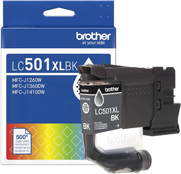 Brother LC501XLBK Original Black Ink Cartridge High Yield
