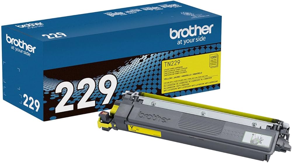 Brother TN229XLY Original Yellow Toner Cartridge High Yield