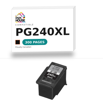 PG240XL Black compatible ink cartridge, 300 pages