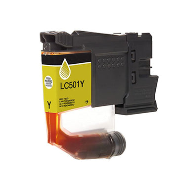 Brother LC501XLY Compatible Yellow Ink Cartridge High Yield