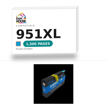 951XL Cyan compatible ink cartridge, 1,500 pages