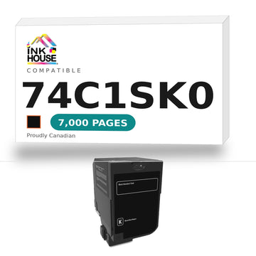 Lexmark 74C1SK0 Remanufactured Black Program Toner Cartridge