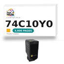 Lexmark 74C10Y0 Remanufactured Yellow Toner Cartridge-1