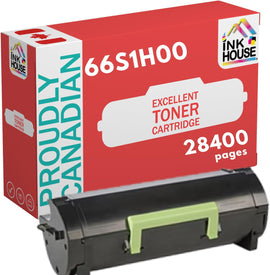 Compatible with 66S1H00 Toner Cartridge  High Capacity of 66S1000 (28400 Pages) use in MS531dw , MX532adwe